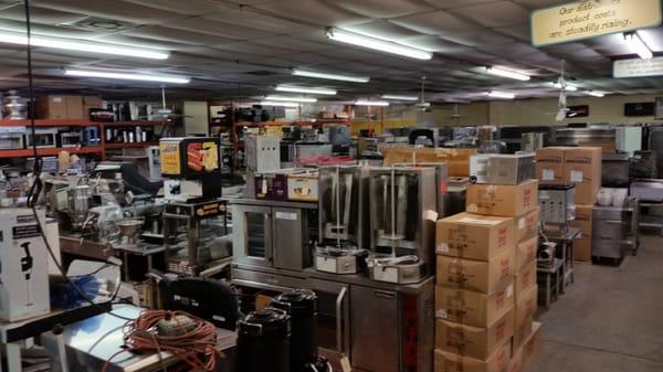 We stock a wide variety of new and used commercial restaurant equipment. Our stock is always changing.