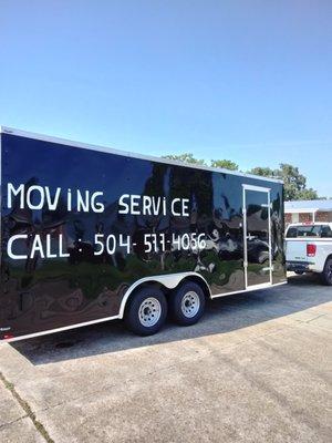 for your moving service