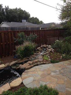 Landscape, Fence, Patio, Spring and Creek by Rohde's.