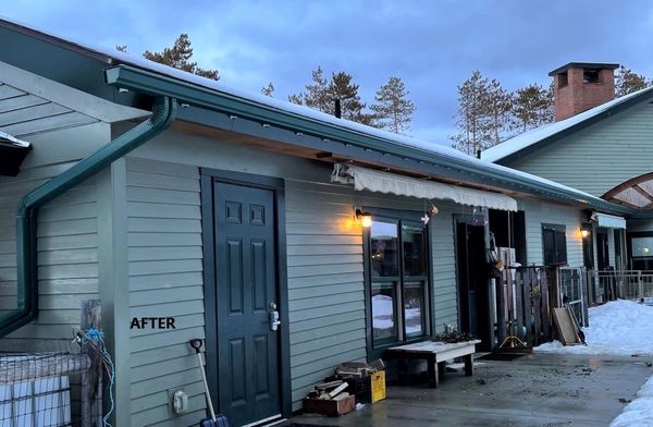 Seamless Gutters and Leaf Guards. Sophie's Hearth in Keene, NH