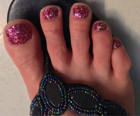 Glitter Toes by Katy