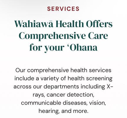 Wahiawa Health