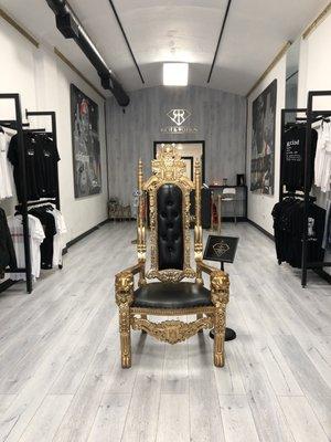 The throne