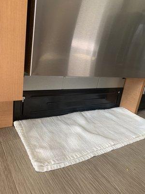 Leaking dishwasher