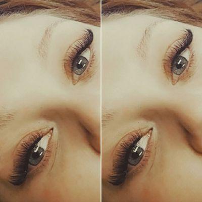 Hybrid eyelash extensions