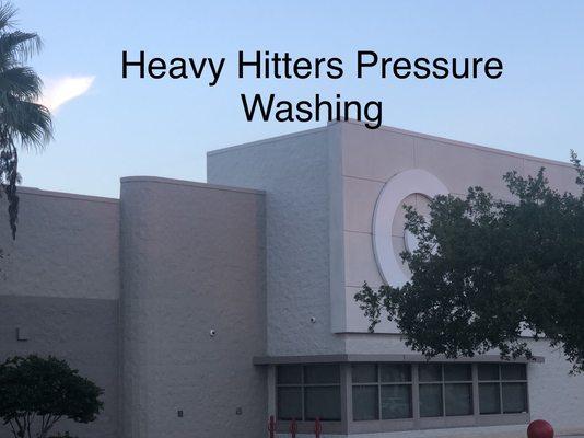 Commercial pressure washing