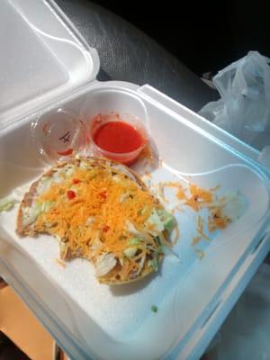 $1 Bean Tostadas, tasty and Cheap!!!