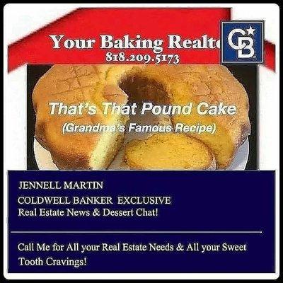 Your Baking Realtor is at your finger tips for all your Real Estate needs and all your Sweet Tooth Cravings!