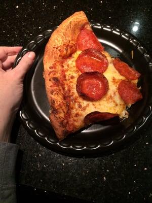 Slice of pizza as big as my head for under $4.