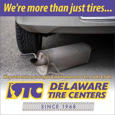 We're a lot more than tires.  We offer full service repair, maintenance & engine work too.