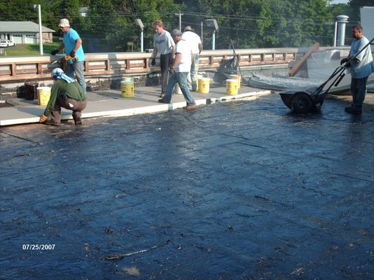 Built-Up Hot Asphalt Roofing