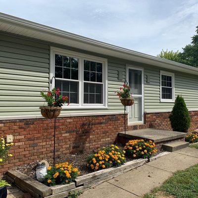 Siding and window installation