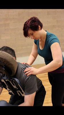 Chair Massage. 10 minutes of heaven!