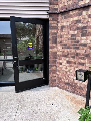 Automatic door opener system installed and maintenance