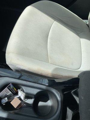 Disgusting car seat