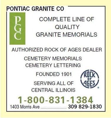 Pontiac Granite Co