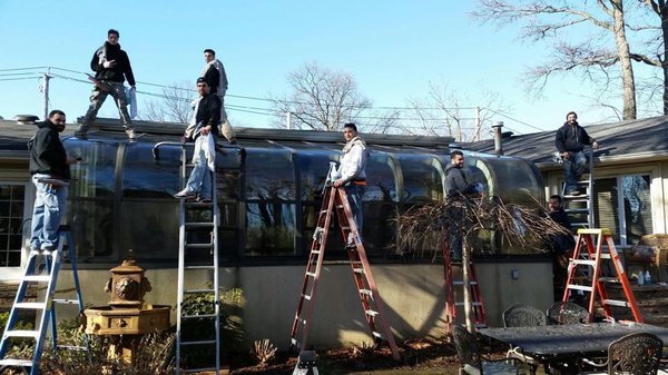 Solarium masters at work