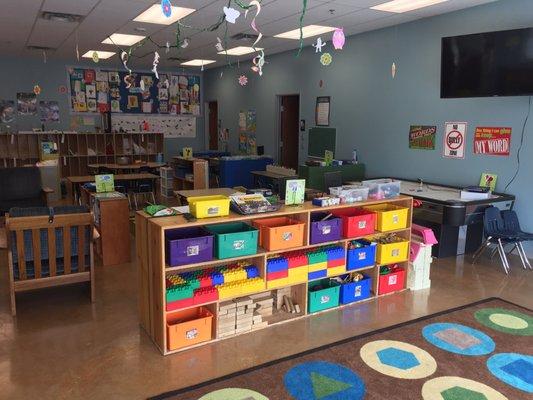 Activity room. Always have fun projects for students.