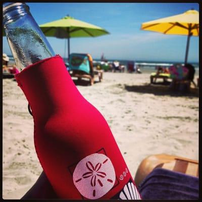 Alcohol allowed on the beach (private beach)