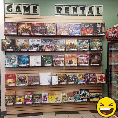 Demo games you can play in store for free or take home for an overnight fee!