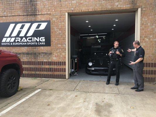 Another photos at the time of our recovery of our vehicle damaged by IAP Racing