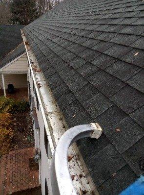 Before & After Gutter Cleaning in Baltimore, MD