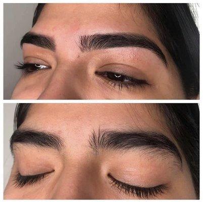 Brow wax! Done by Morgan