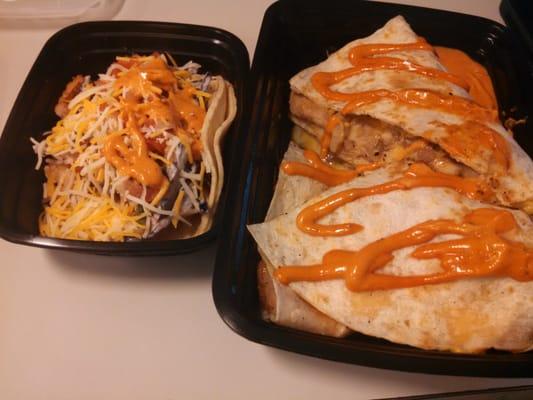 Taco-Quesadilla Lunch Combo