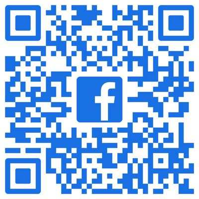 Scan the QR code to be taken to our Facebook!