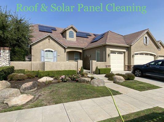 Roof Wash and Solar Panel Cleaning