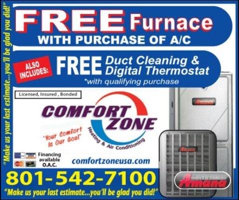 Comfort Zone Heating & Air Conditioning