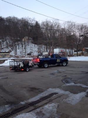 Wavesequipmentrental all loaded up with heat for our construction workers