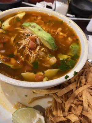 Chicken tortilla soup