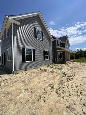 Another beautiful house being completed in New Milford, CT