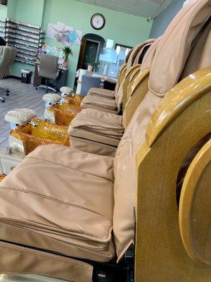 Updated pedicure chairs