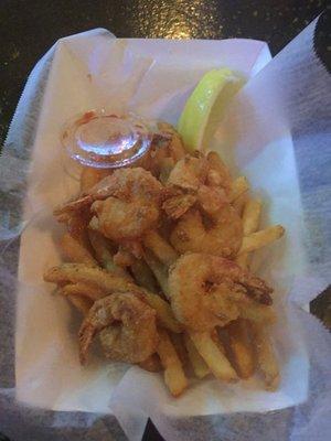 Shrimp basket (look how big those shrimp are and not all breading!)