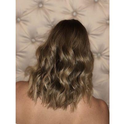 Blow Out w/Beach Waves $65