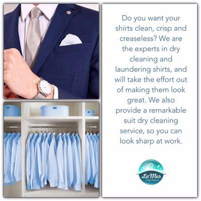 Make an impact at work! #looksharp #dresstoimpress #specialistcleaner #drycleaningdelivery