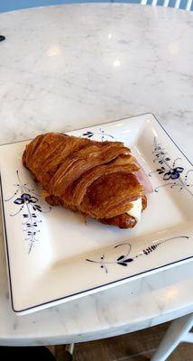 Ham and Swiss Croissant Sandwich