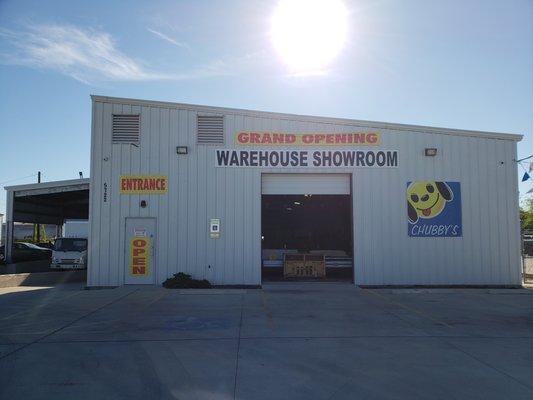 Chubbys new warehouse location!