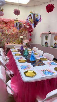 Our princess party theme