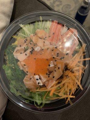 Create your own bowl 1 choice special with salmon