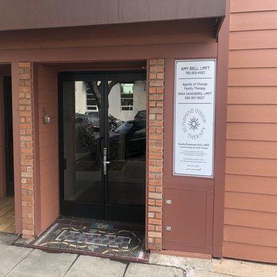 Our office entrance on Second Street side of the building.