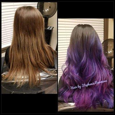 Fun with 3 different purples!