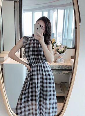 Knit print Sexy Dress