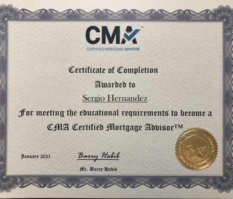 Work with Certified Mortgage Advisor!