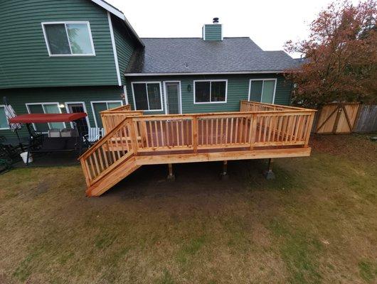 Our new deck.