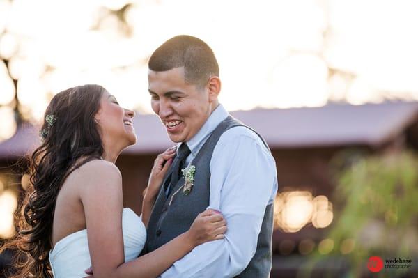 Bride and Groom's first dance. Moravia Wines. Fresno.