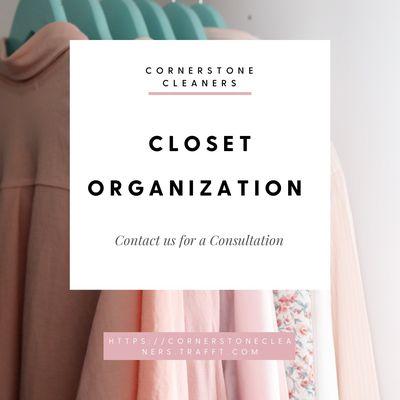 Closet organization $35 per hour