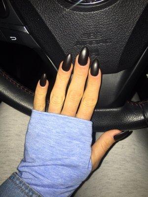 Matte black